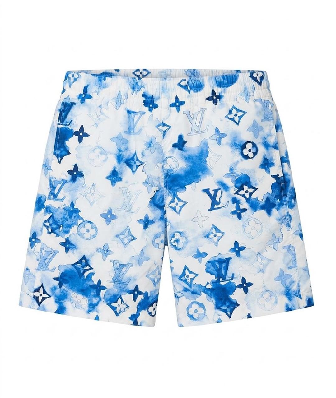 LOUIS VUITTON Голубые полиамидовые плавки, фото 1