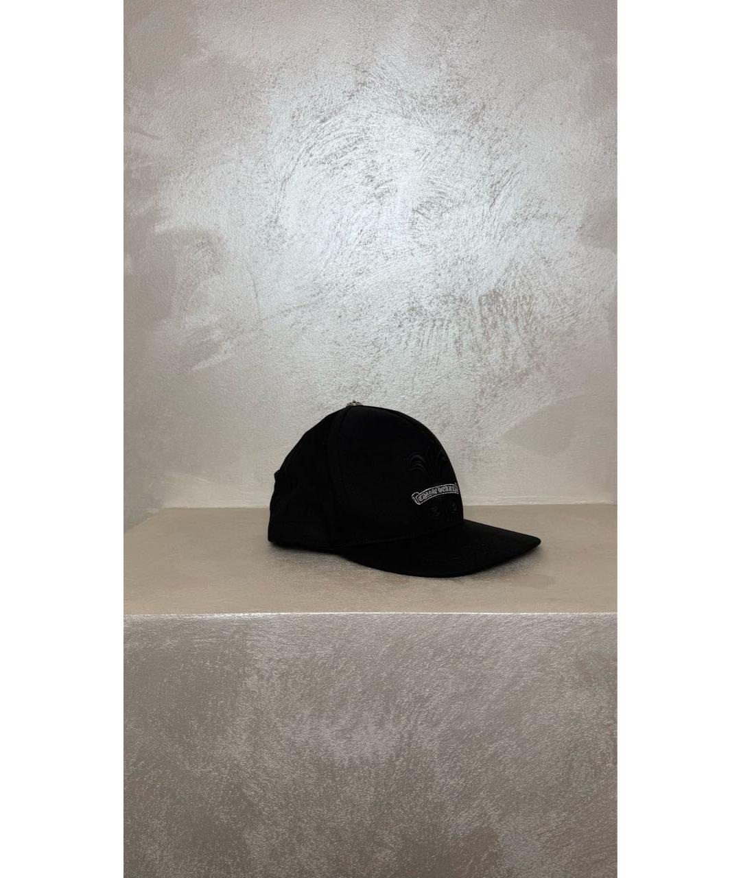 CHROME HEARTS Черная хлопковая кепка/бейсболка, фото 2