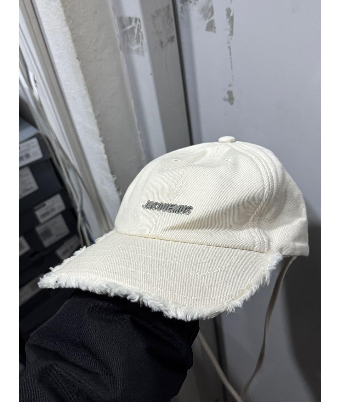 JACQUEMUS Бежевая кепка, фото 3