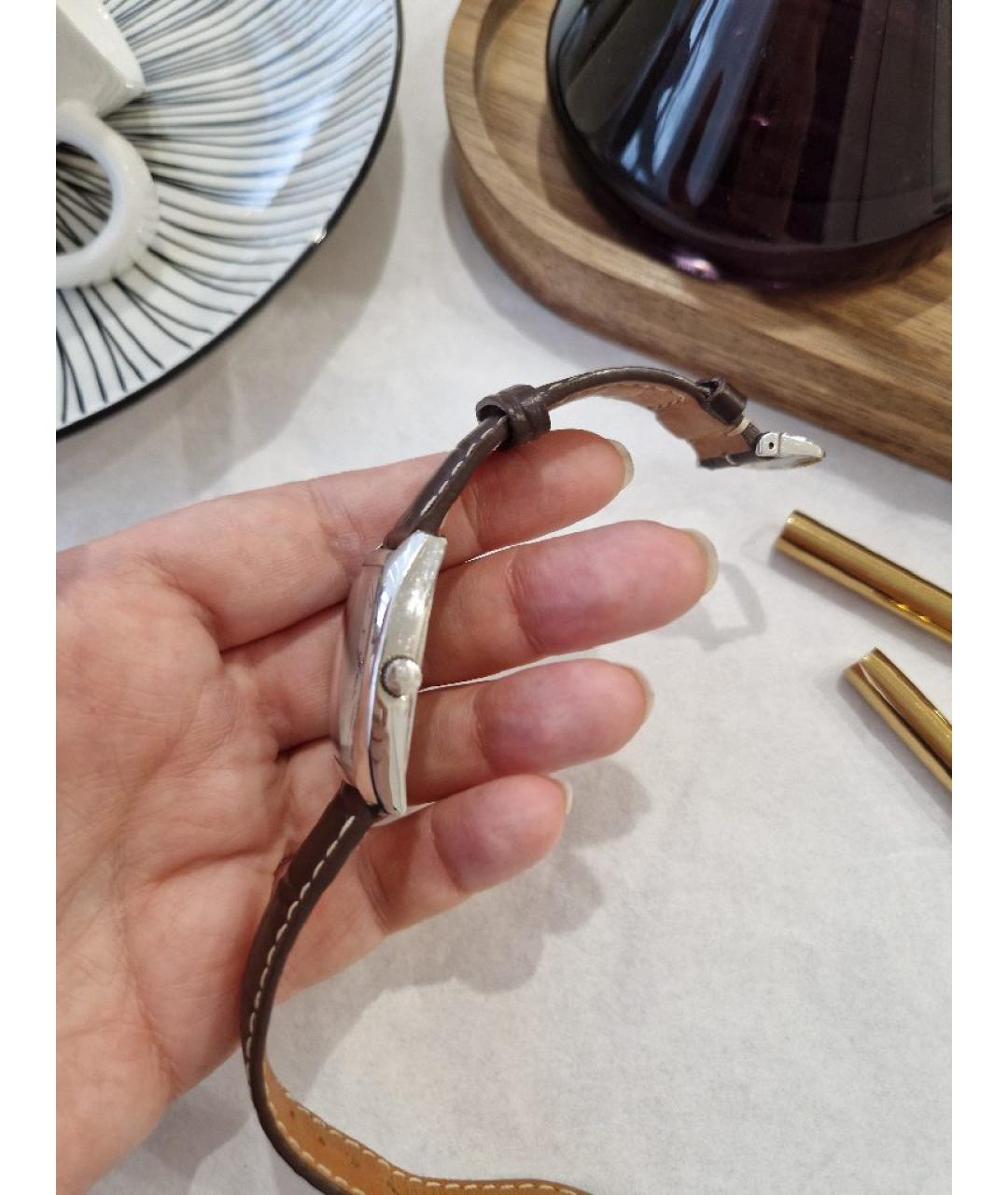 LONGINES Серебряные стальные часы, фото 5