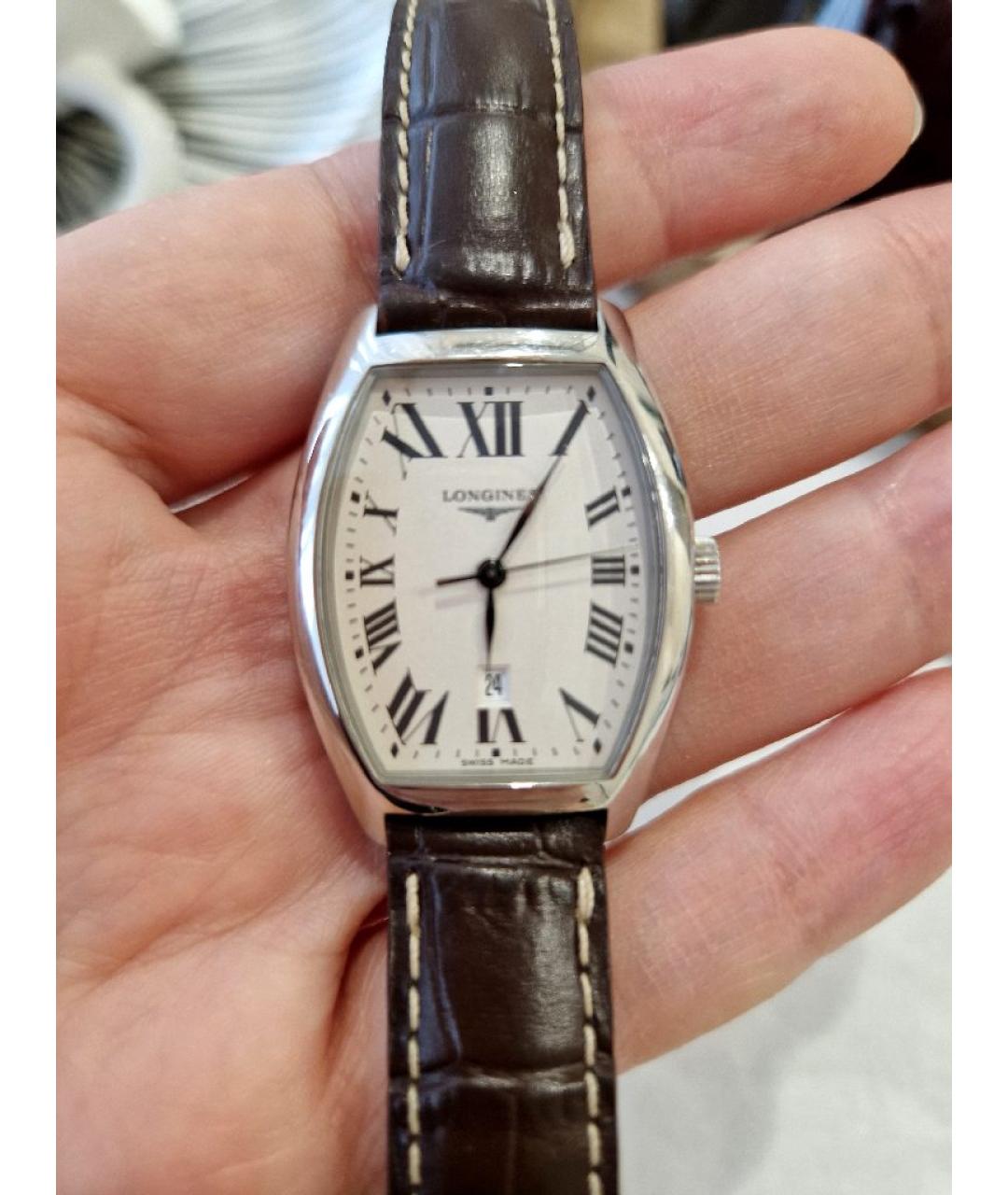 LONGINES Серебряные стальные часы, фото 4