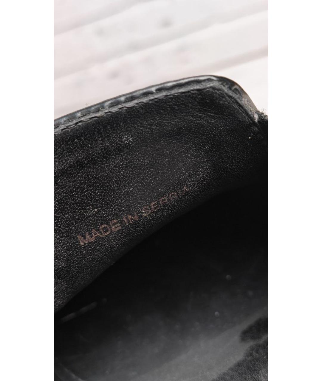 PRADA Черные кожаные лоферы, фото 8