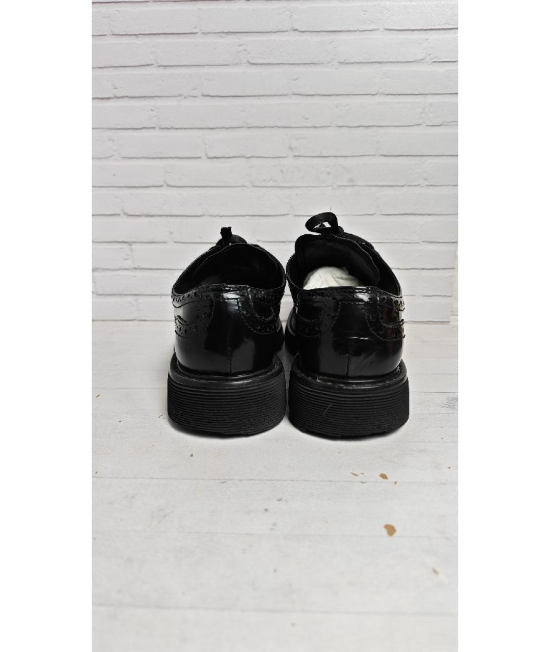 PRADA Черные туфли из лакированной кожи, фото 4