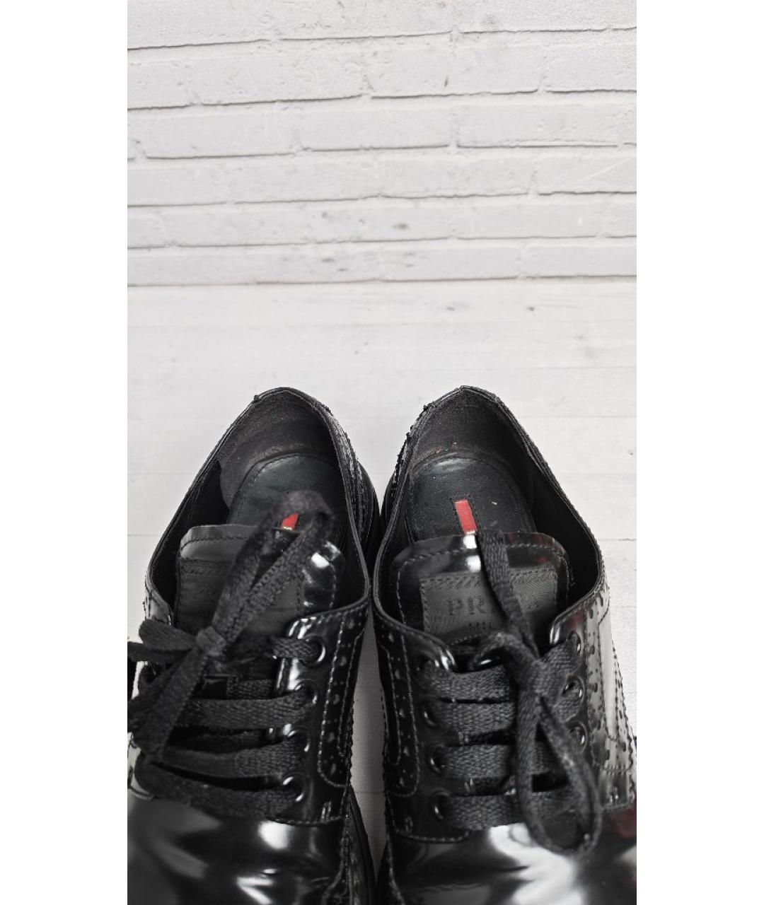 PRADA Черные туфли из лакированной кожи, фото 6