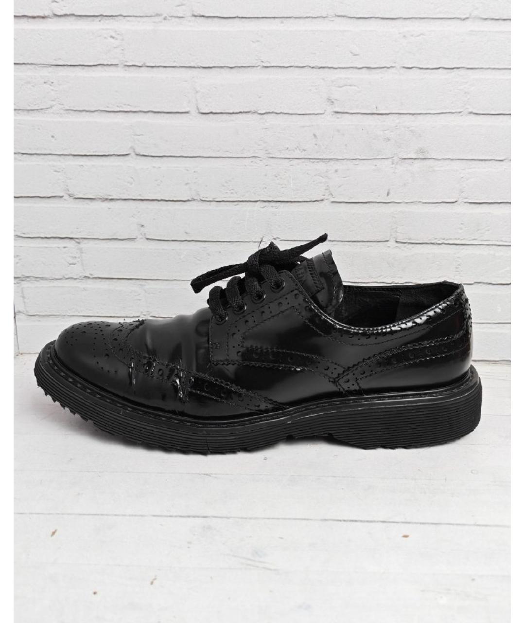 PRADA Черные туфли из лакированной кожи, фото 7