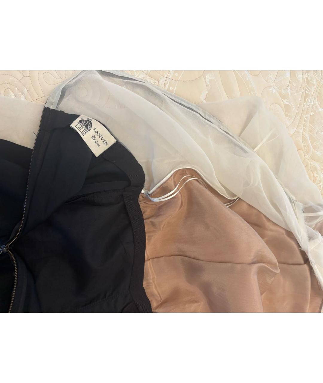 LANVIN Бежевый шелковый комбинезон, фото 5