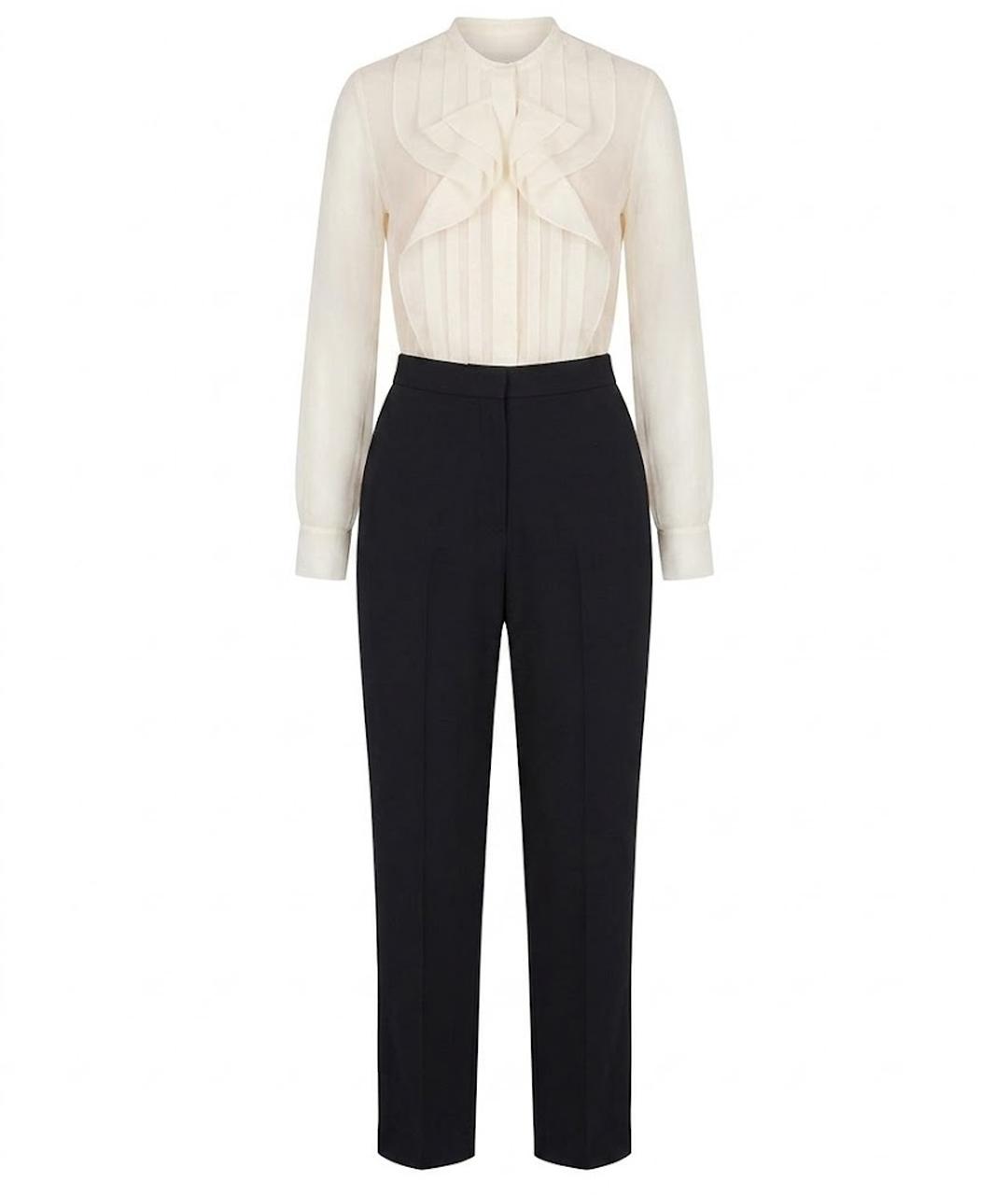 LANVIN Бежевый шелковый комбинезон, фото 1