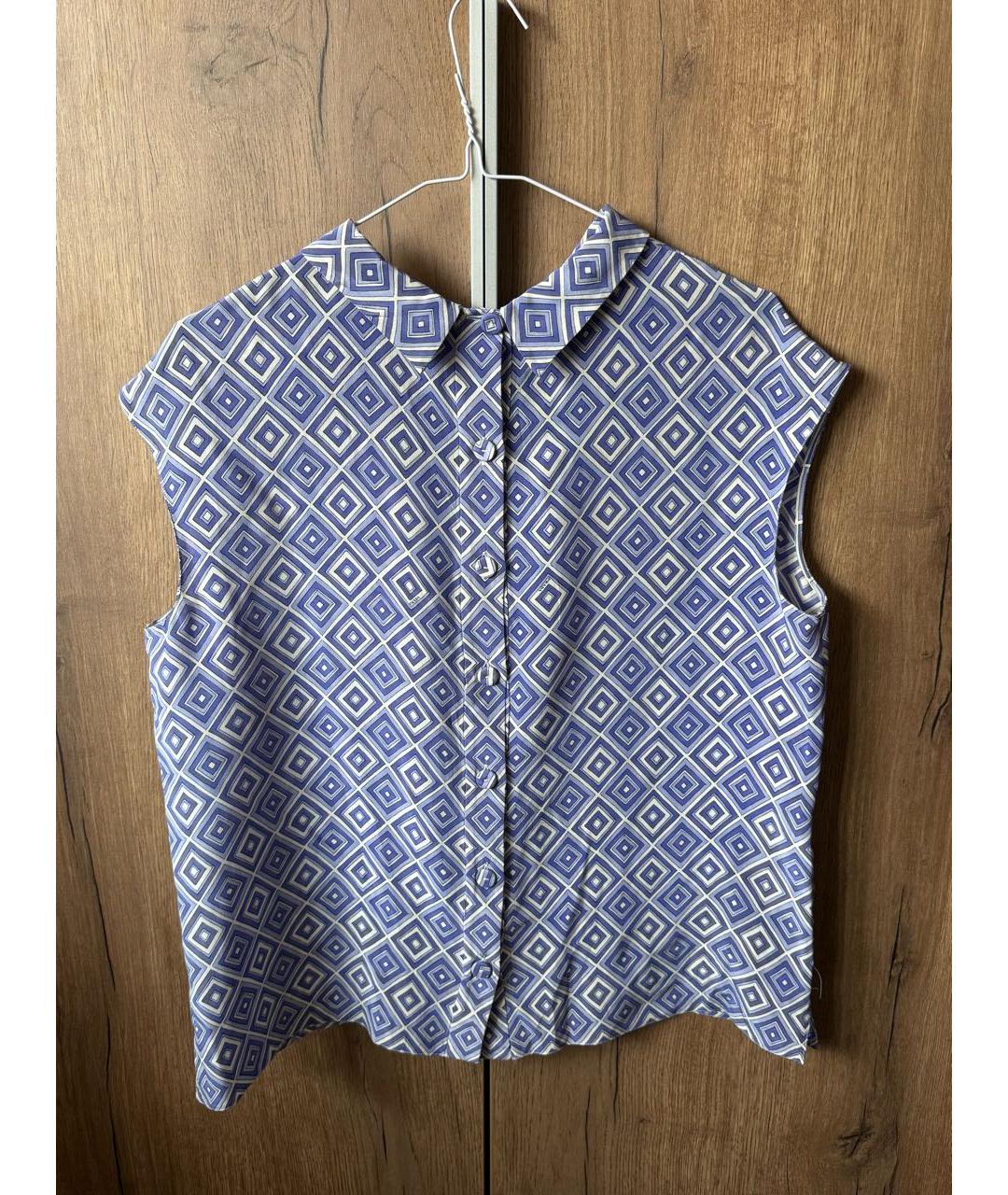 PRADA Фиолетовая шелковая майка, фото 2