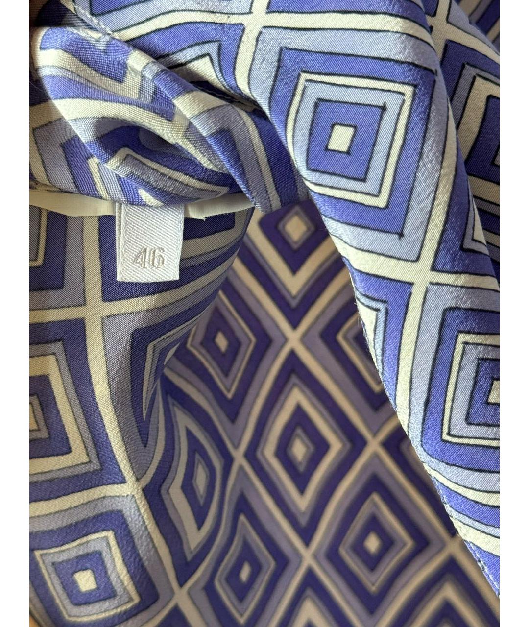 PRADA Фиолетовая шелковая майка, фото 6