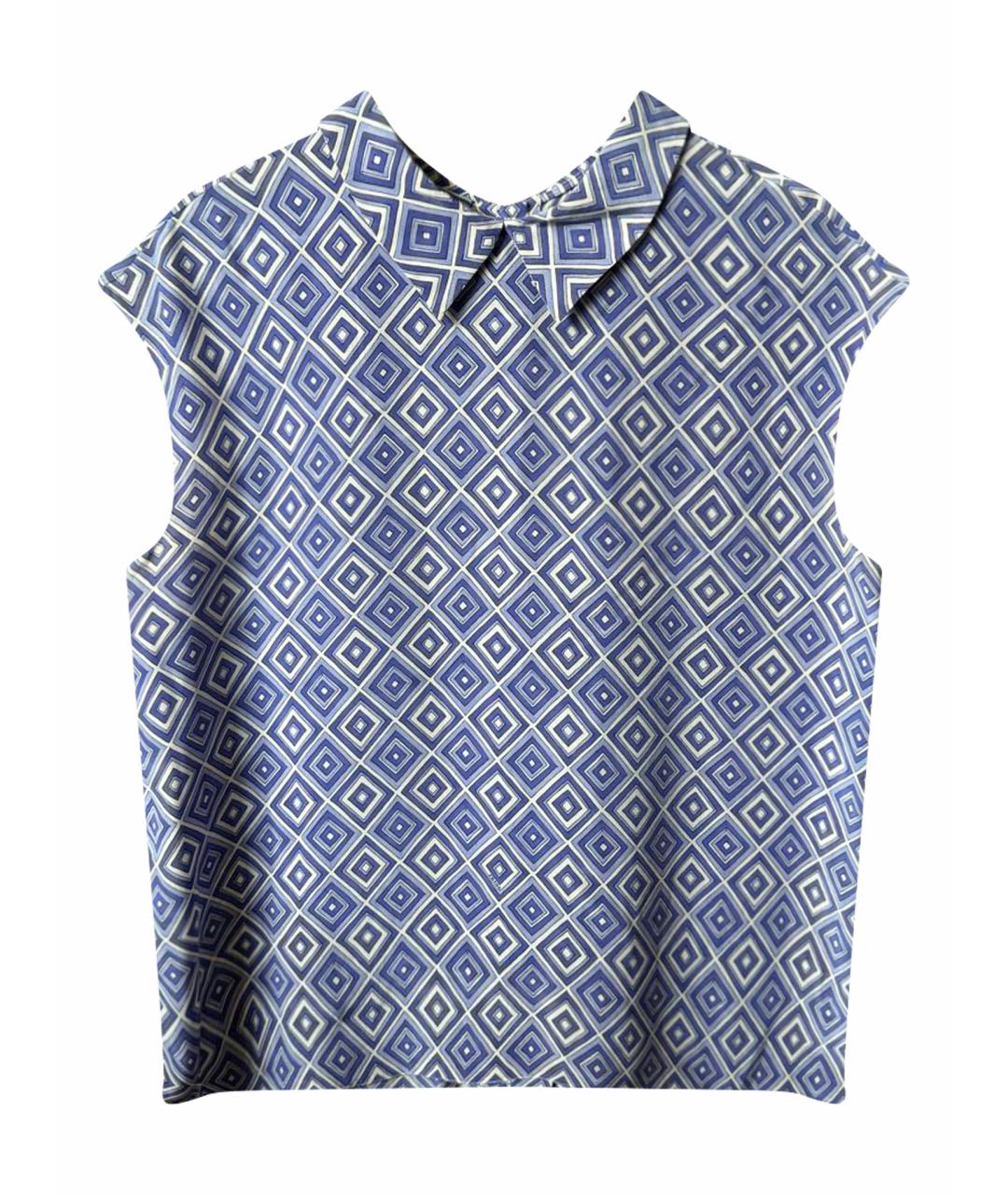 PRADA Фиолетовая шелковая майка, фото 1