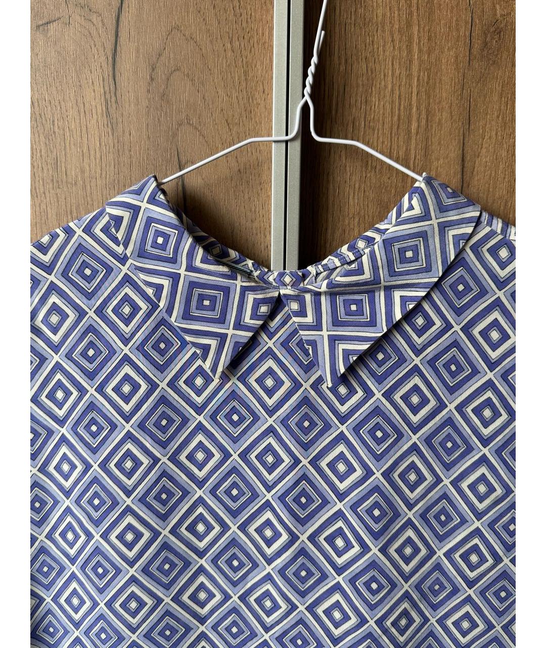 PRADA Фиолетовая шелковая майка, фото 7