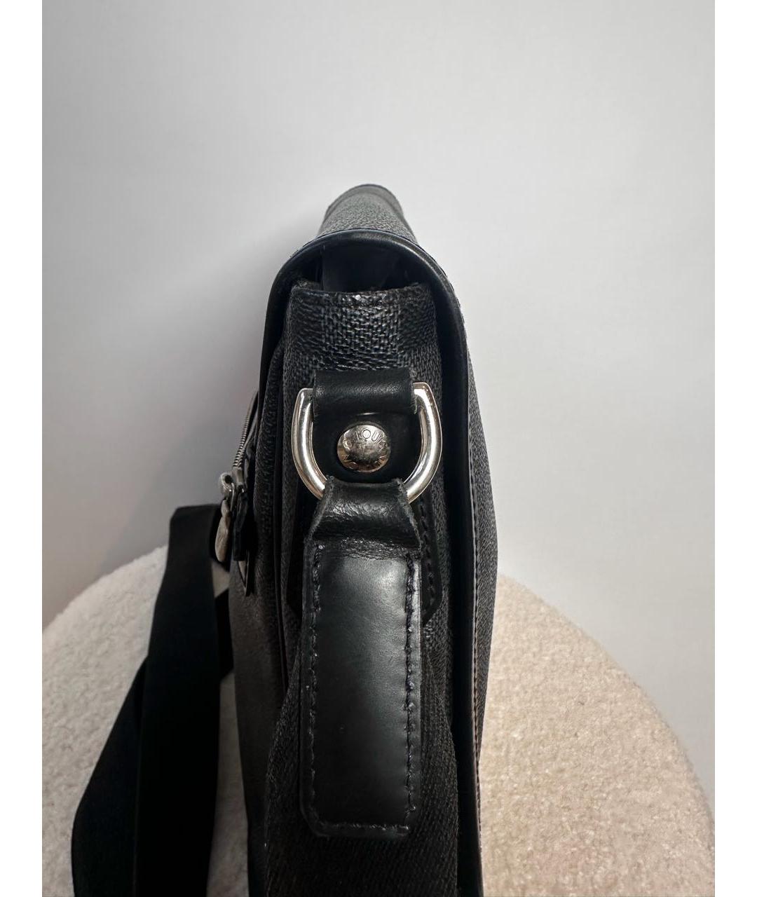 LOUIS VUITTON Черная сумка на плечо, фото 6