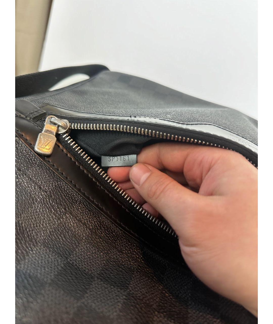 LOUIS VUITTON Черная сумка на плечо, фото 8