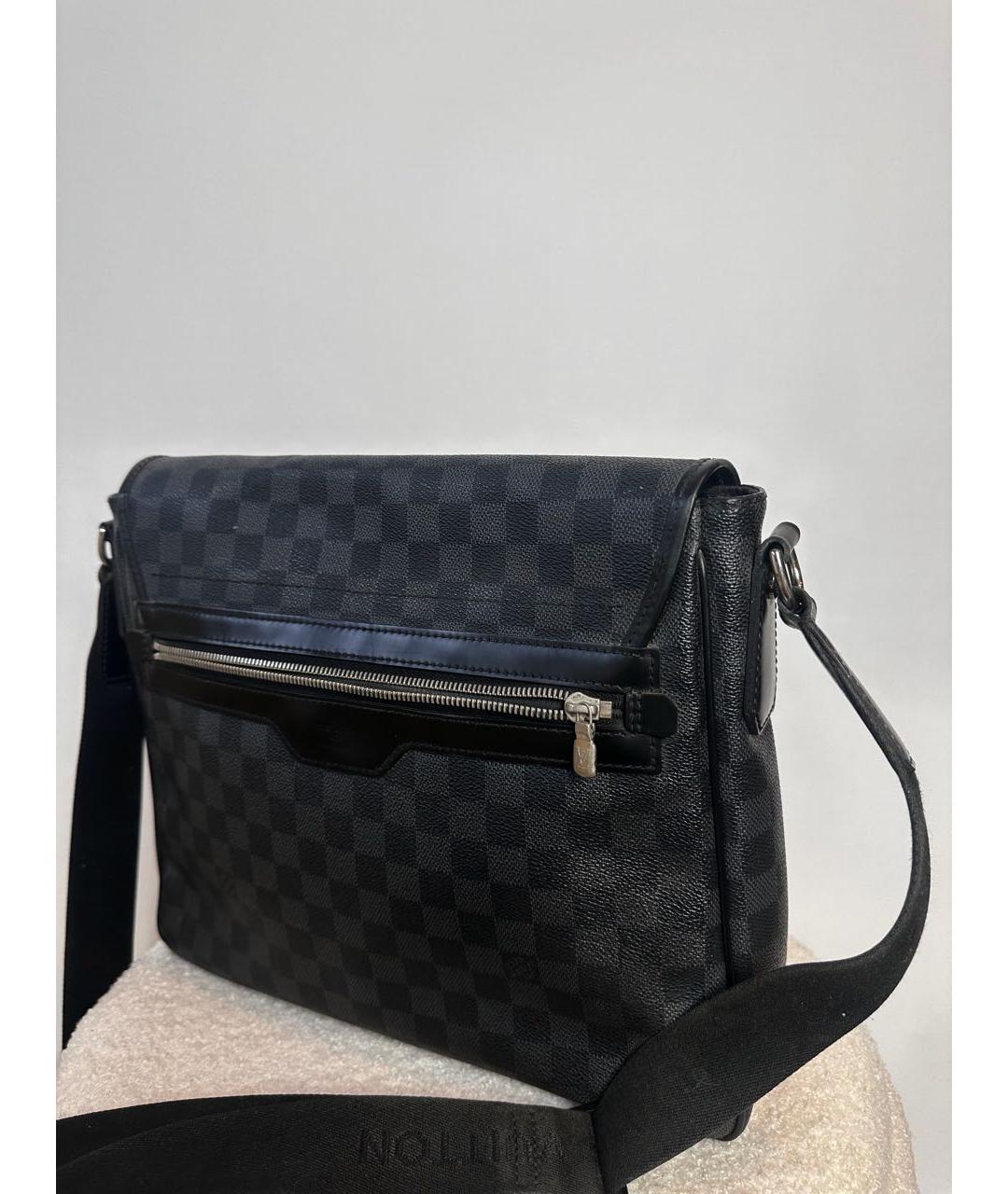 LOUIS VUITTON Черная сумка на плечо, фото 3