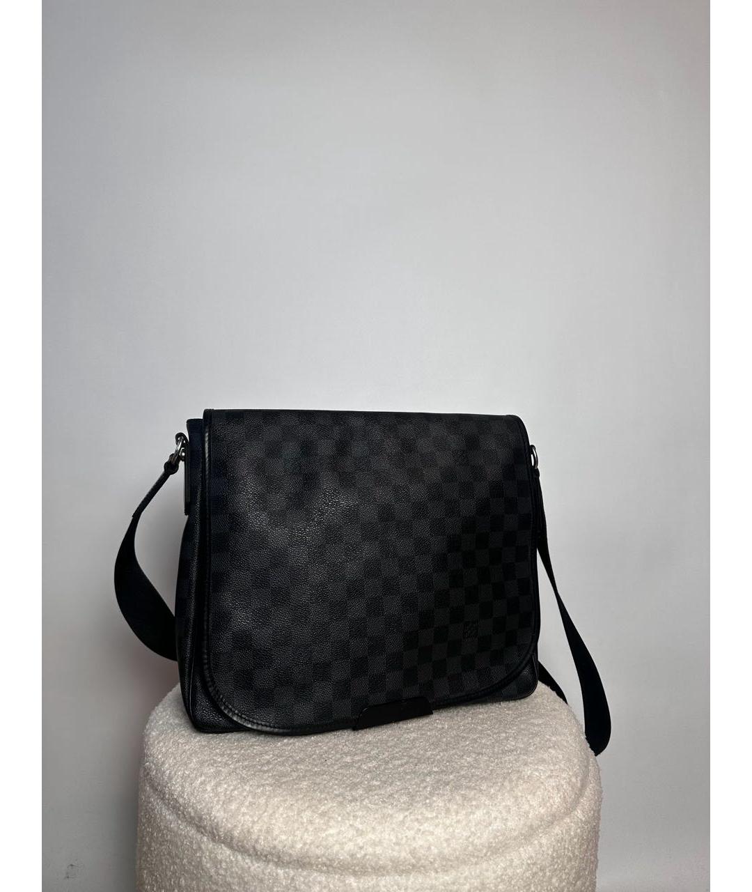 LOUIS VUITTON Черная сумка на плечо, фото 9