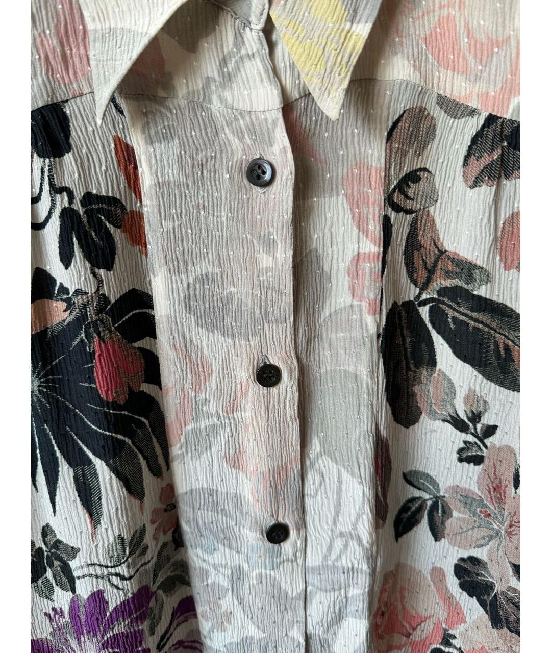 DRIES VAN NOTEN Мульти шелковая рубашка, фото 3