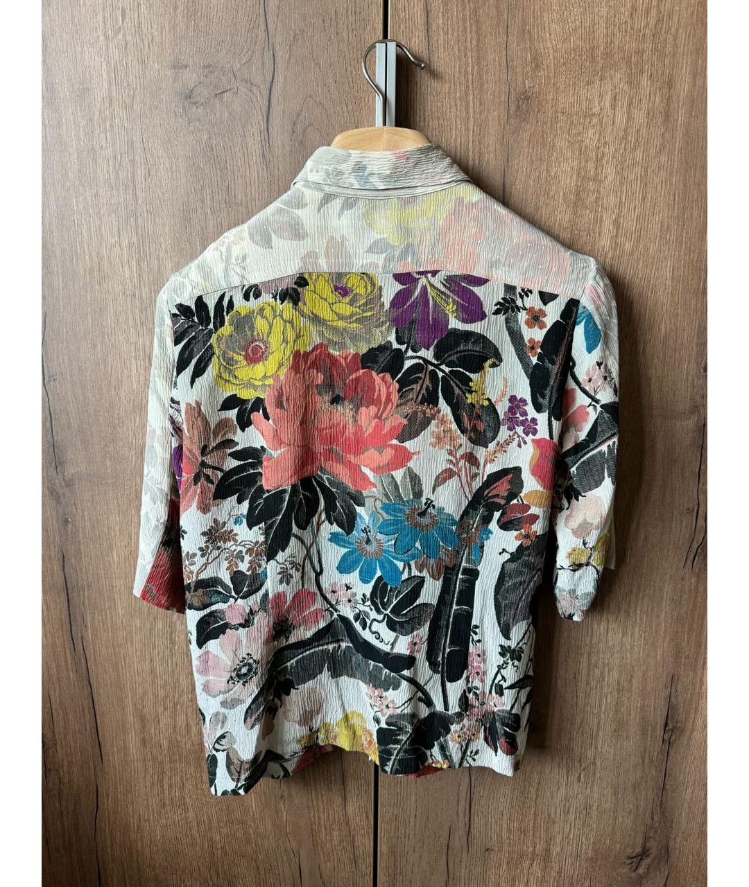 DRIES VAN NOTEN Мульти шелковая рубашка, фото 2