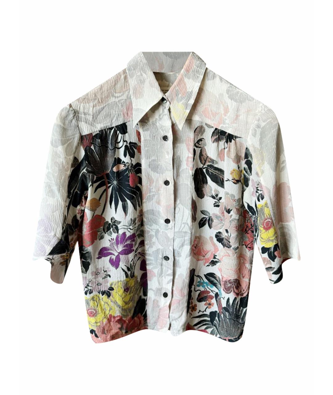 DRIES VAN NOTEN Мульти шелковая рубашка, фото 1