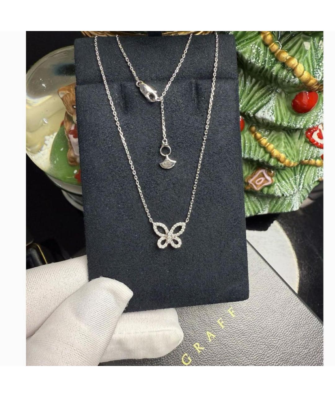 GRAFF Серебряное колье из белого золота, фото 3