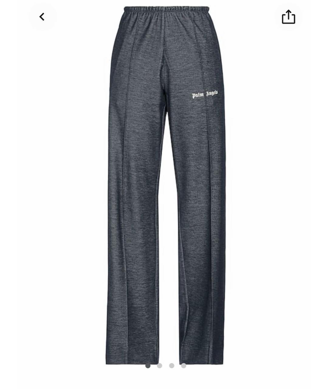 PALM ANGELS Темно-синие брюки широкие, фото 4