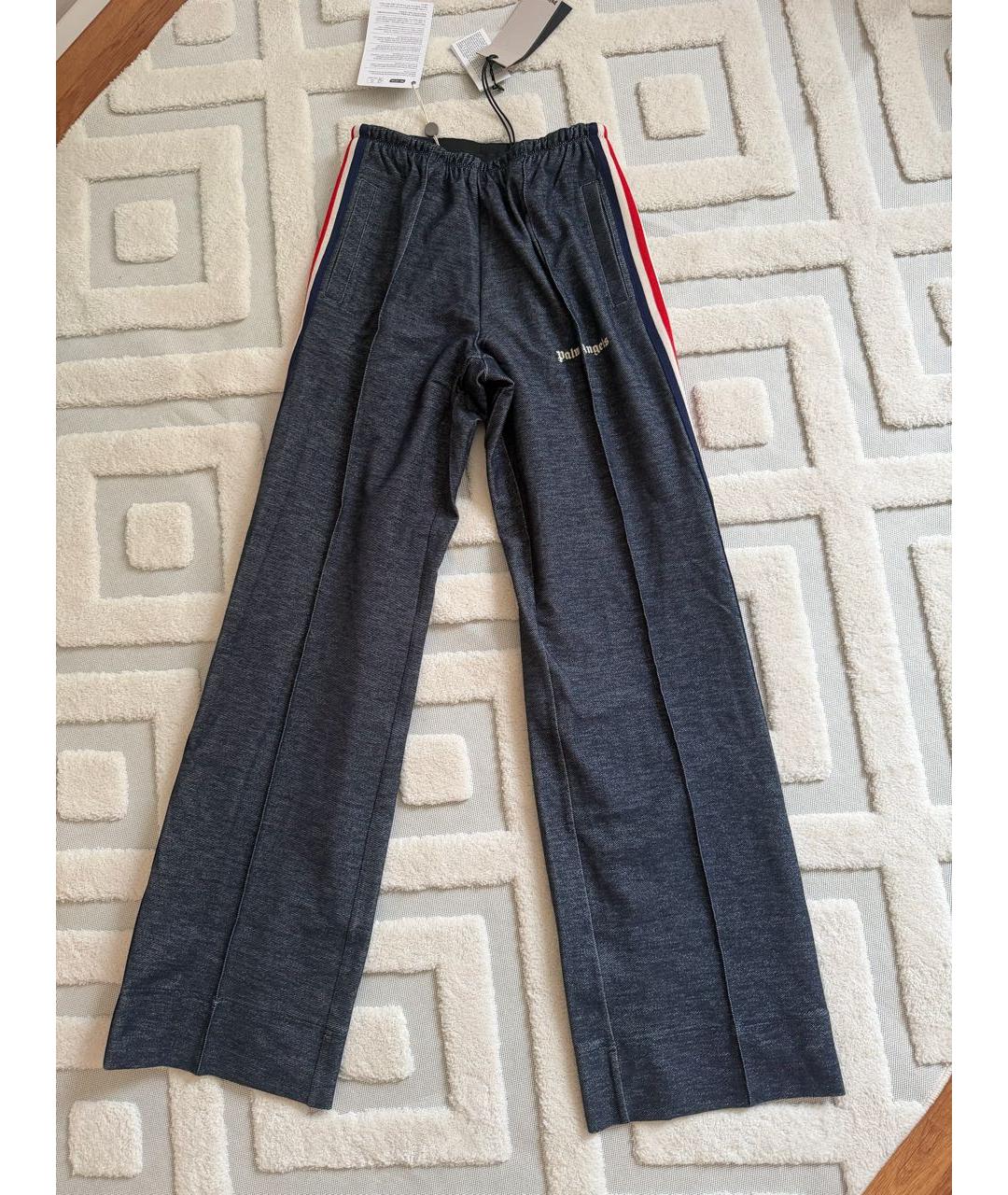 PALM ANGELS Темно-синие брюки широкие, фото 2