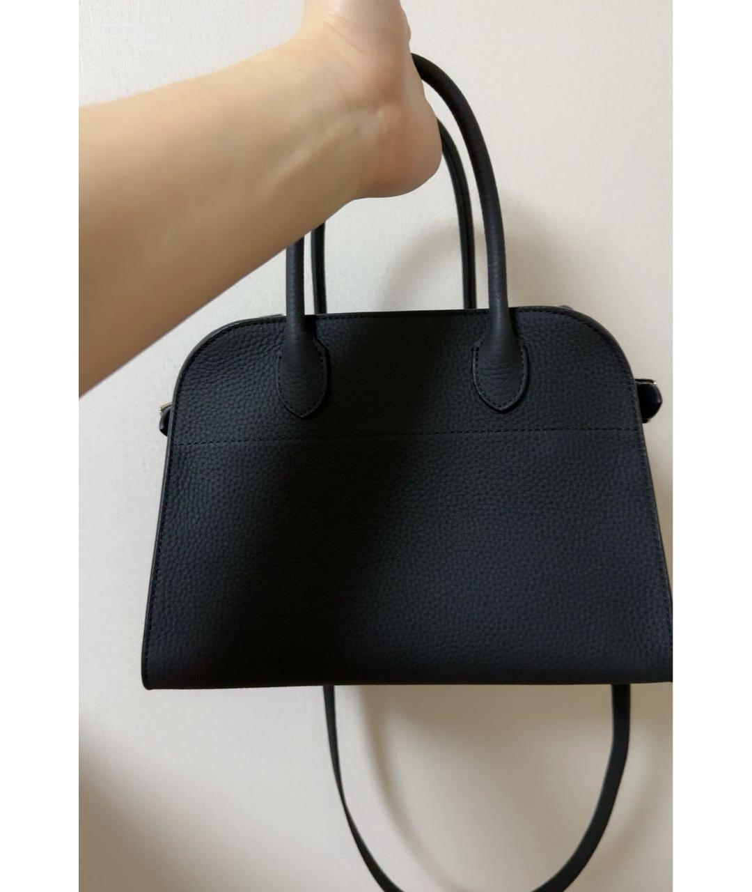 THE ROW Черная кожаная сумка тоут, фото 7