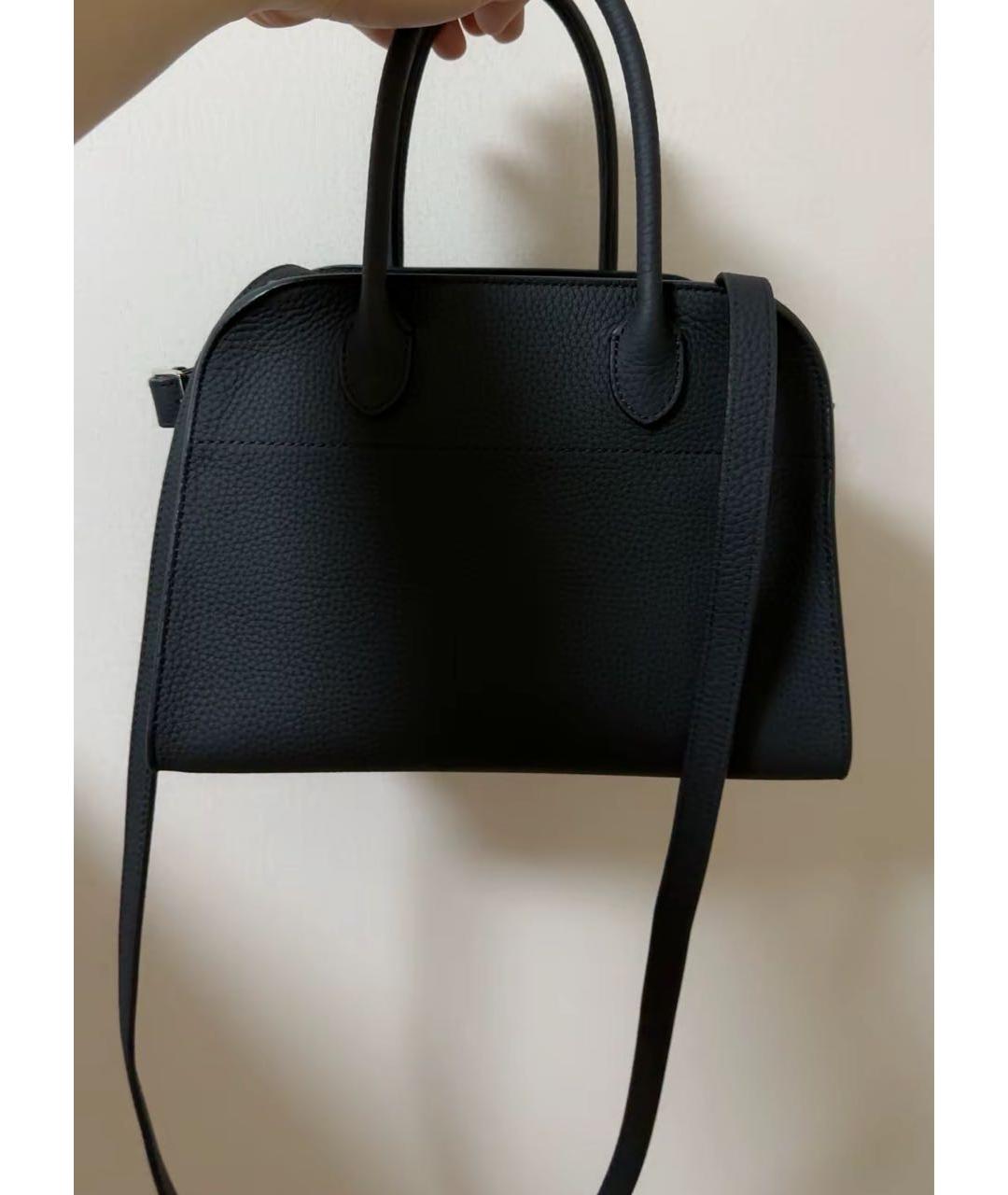 THE ROW Черная кожаная сумка тоут, фото 6