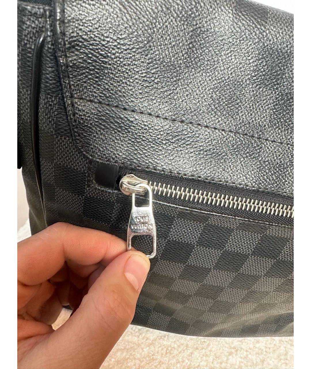 LOUIS VUITTON Черная сумка на плечо, фото 4