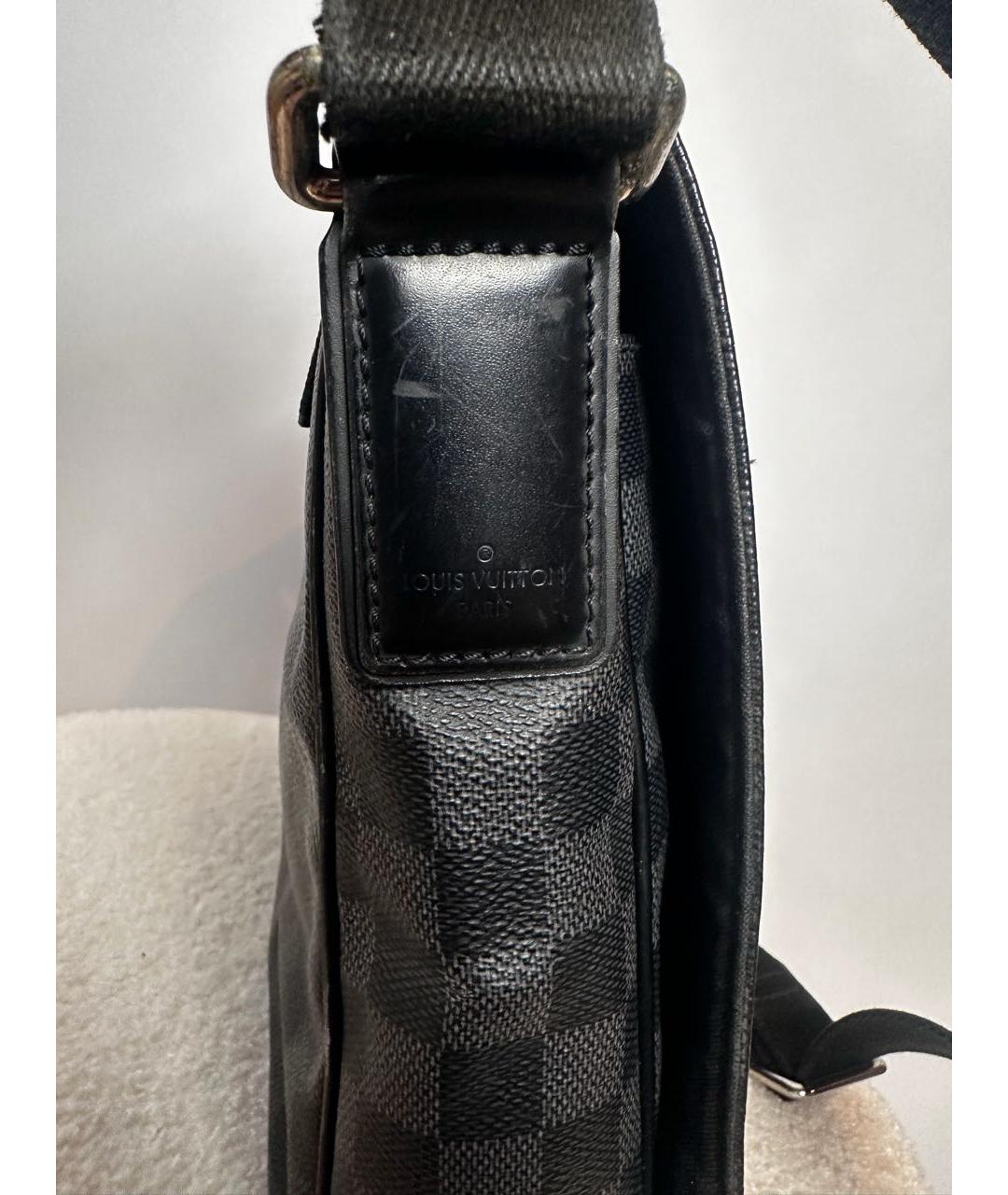 LOUIS VUITTON Черная сумка на плечо, фото 5