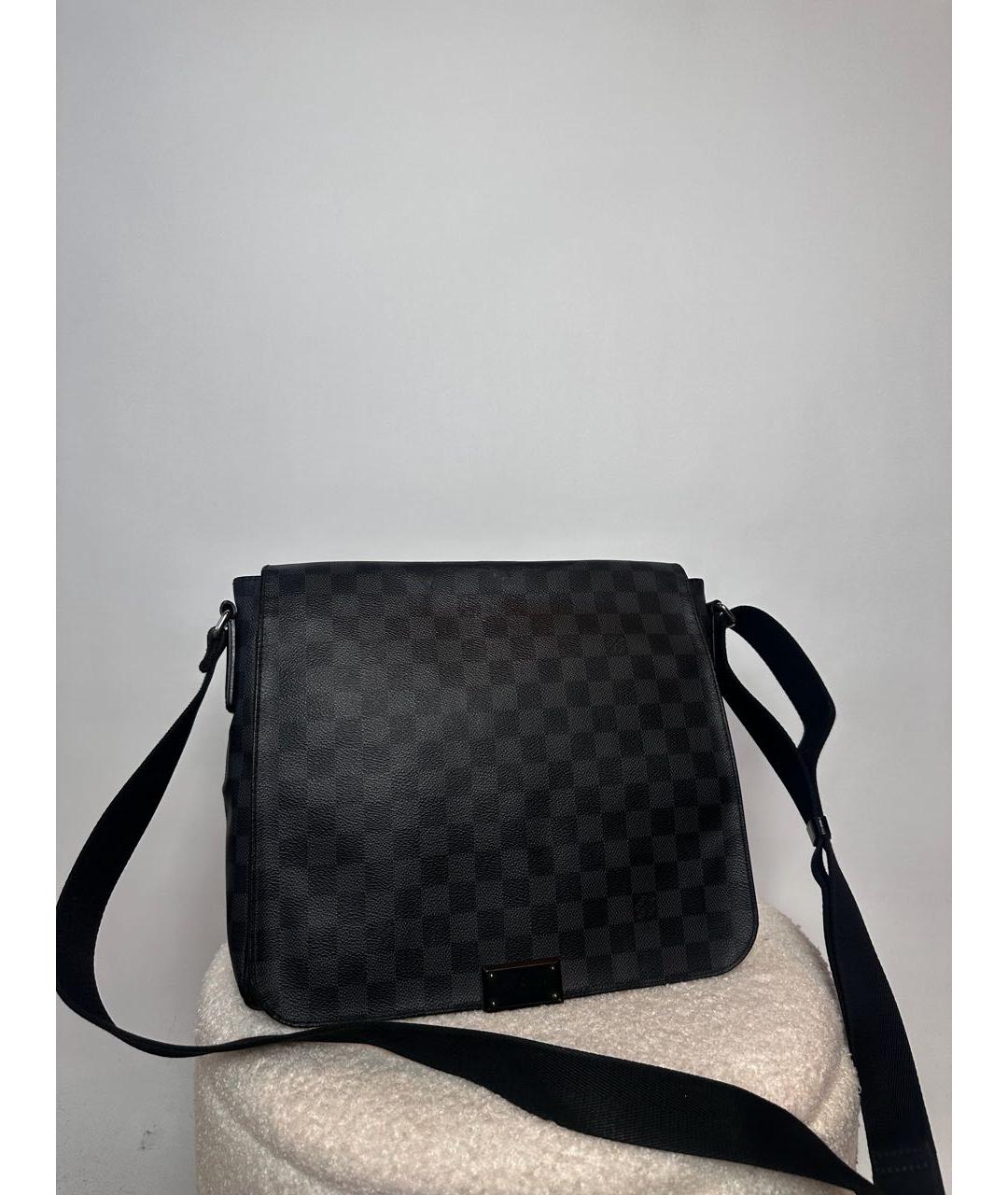 LOUIS VUITTON Черная сумка на плечо, фото 9