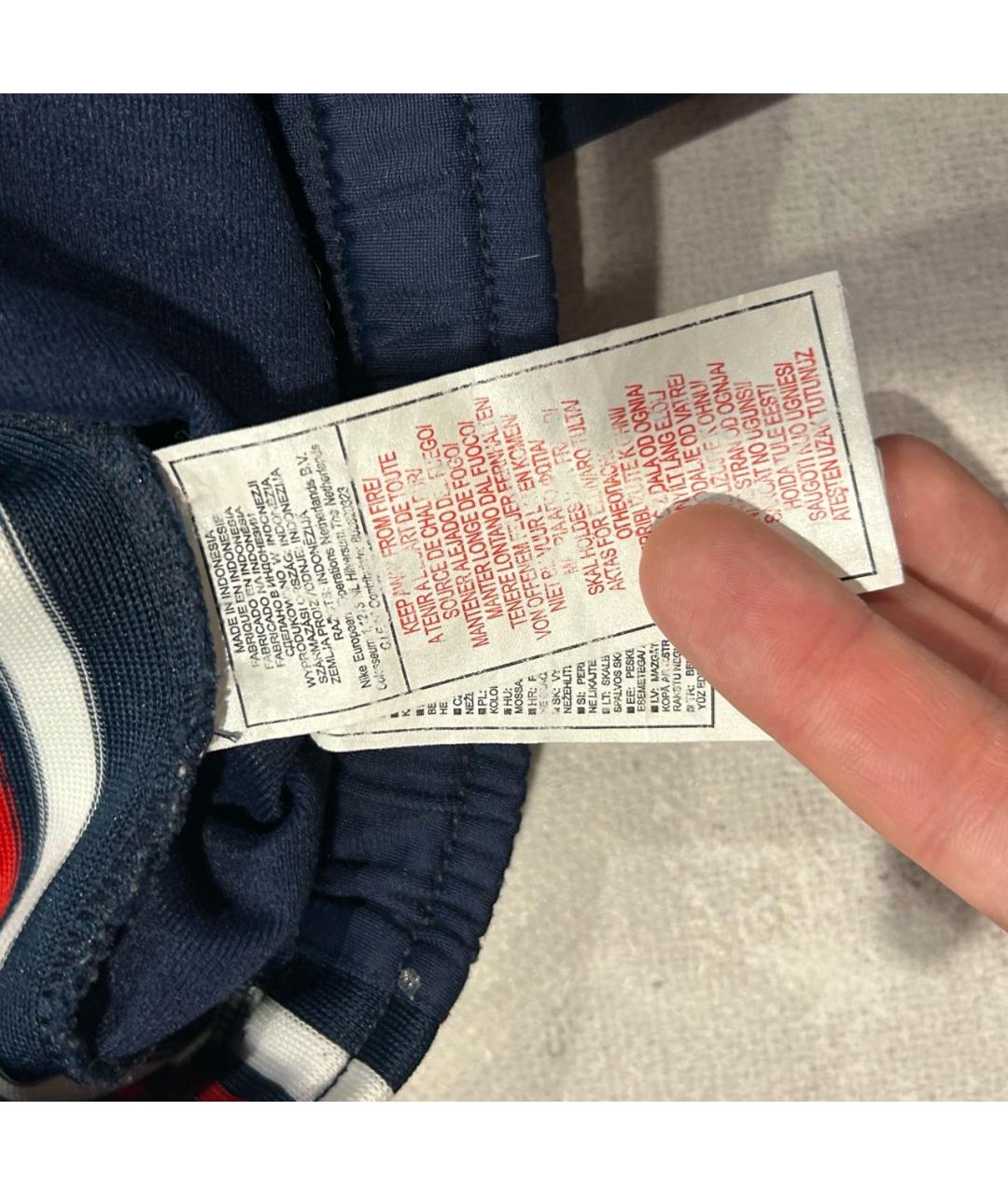 NIKE Синие повседневные брюки, фото 4