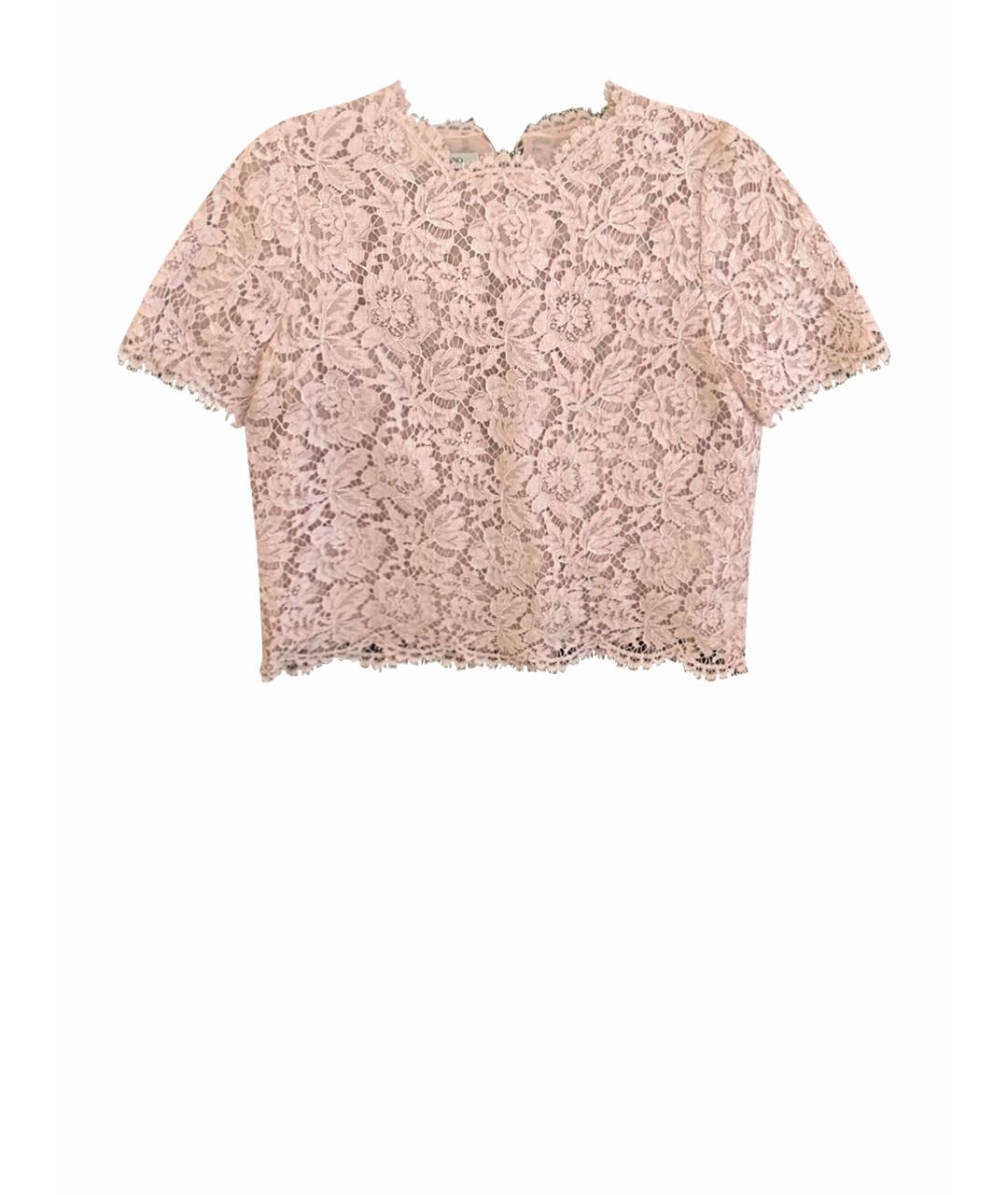 VALENTINO Розовая хлопковая блузы, фото 1