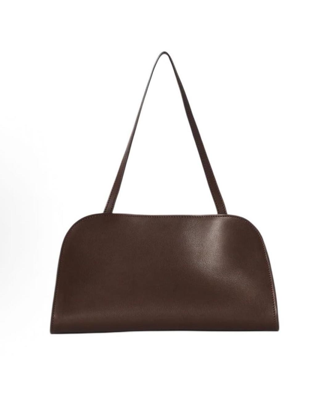 THE ROW Коричневая кожаная сумка тоут, фото 9