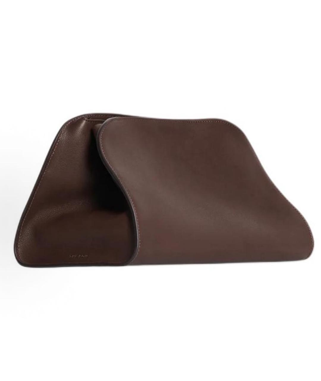 THE ROW Коричневая кожаная сумка тоут, фото 3