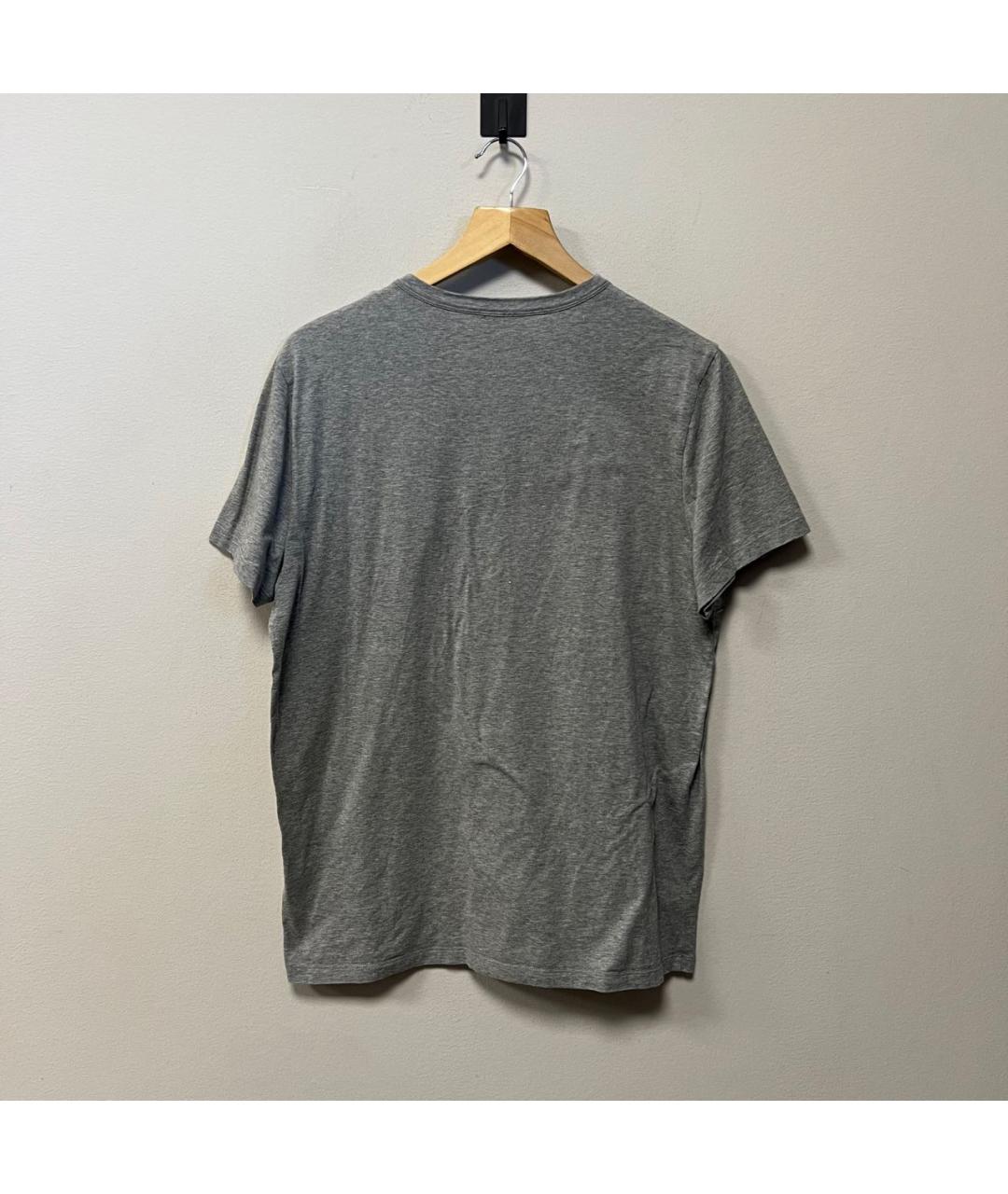 MONCLER Серая футболка, фото 3