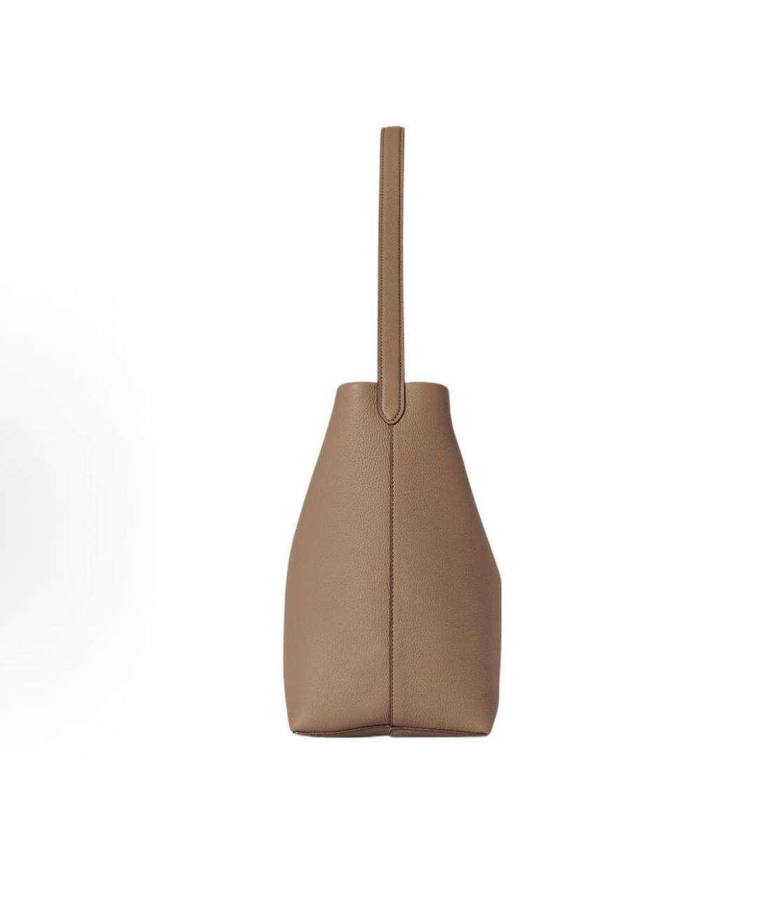 THE ROW Бежевая кожаная сумка тоут, фото 3