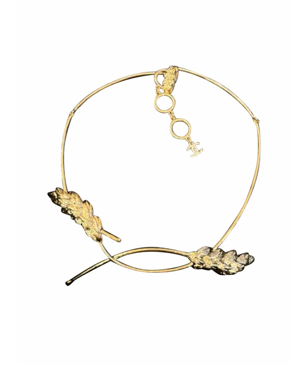 CHANEL Золотое колье, фото 4