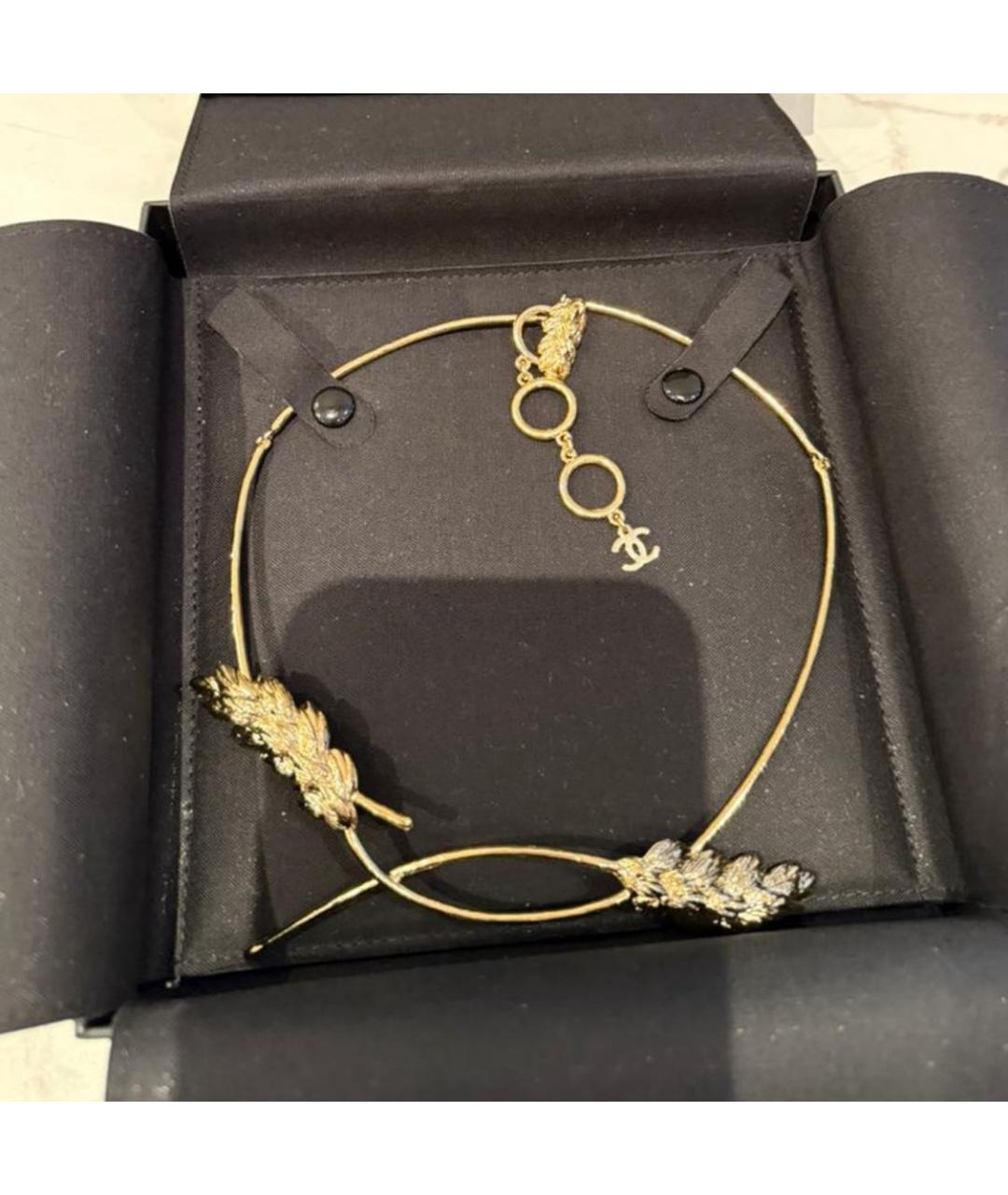 CHANEL Золотое колье, фото 3