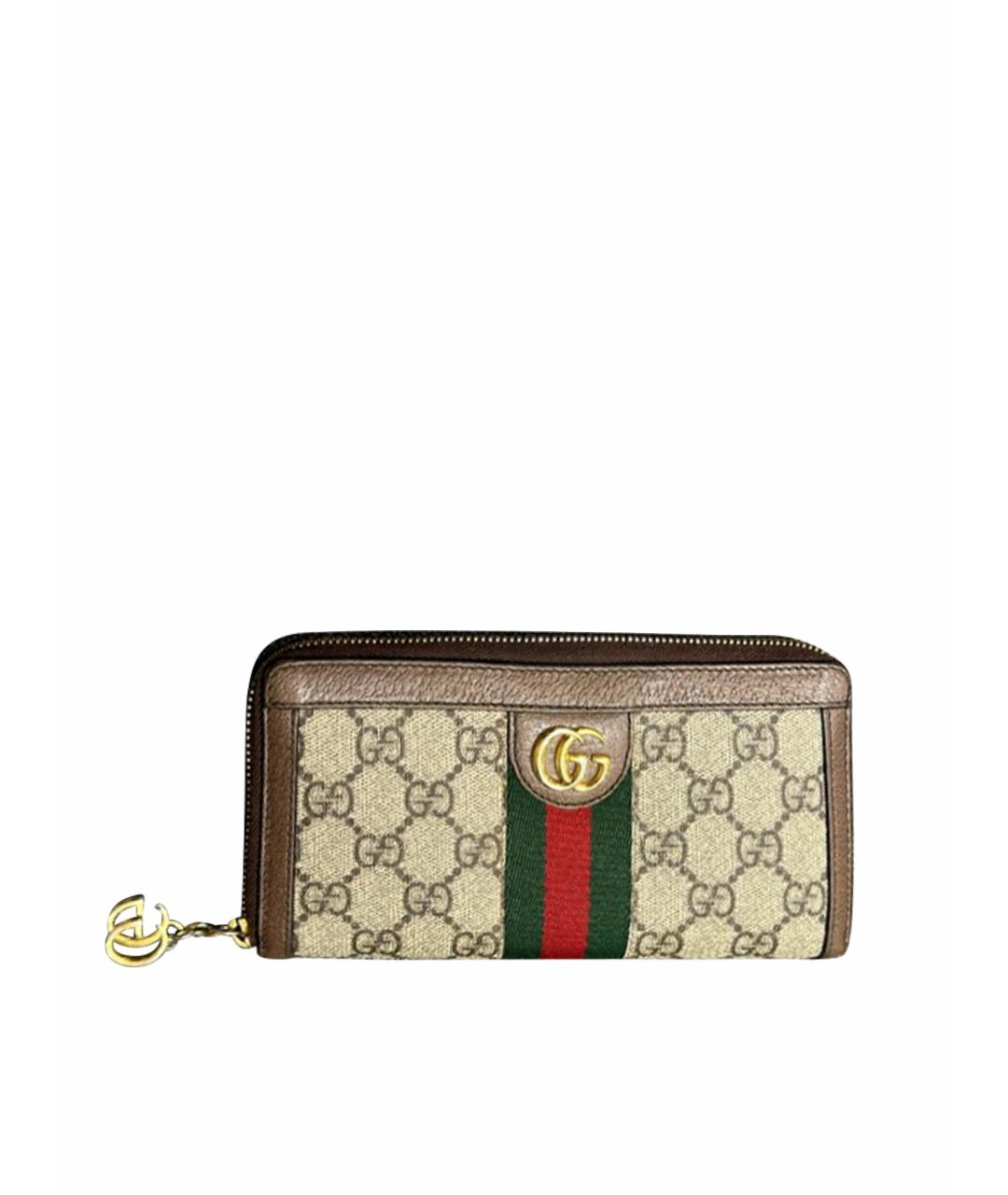 GUCCI Бежевый кошелек, фото 1