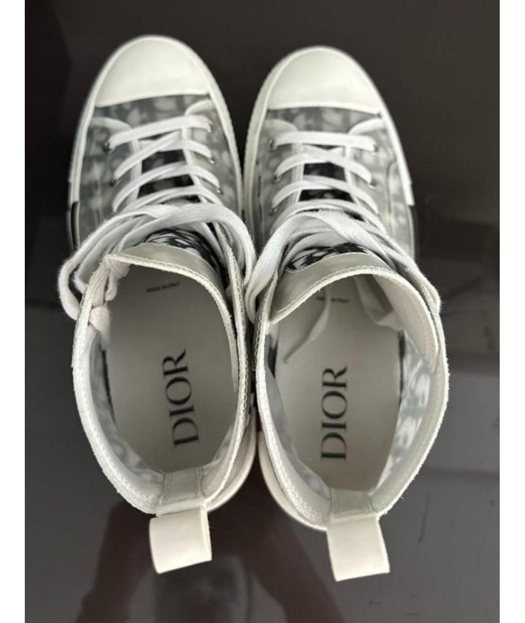 CHRISTIAN DIOR Серые кеды, фото 3