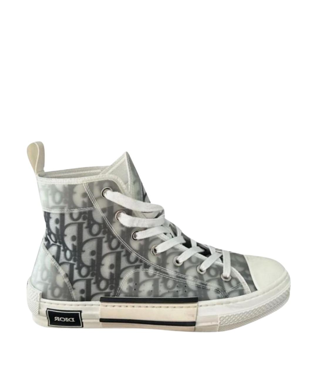 CHRISTIAN DIOR Серые кеды, фото 1