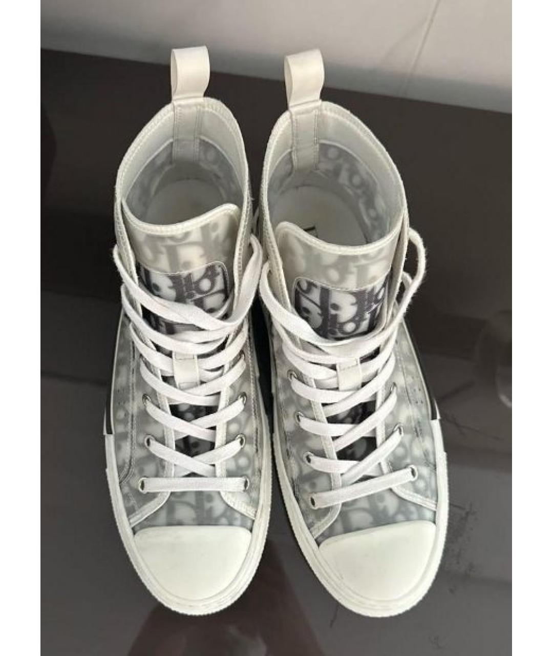 CHRISTIAN DIOR Серые кеды, фото 2