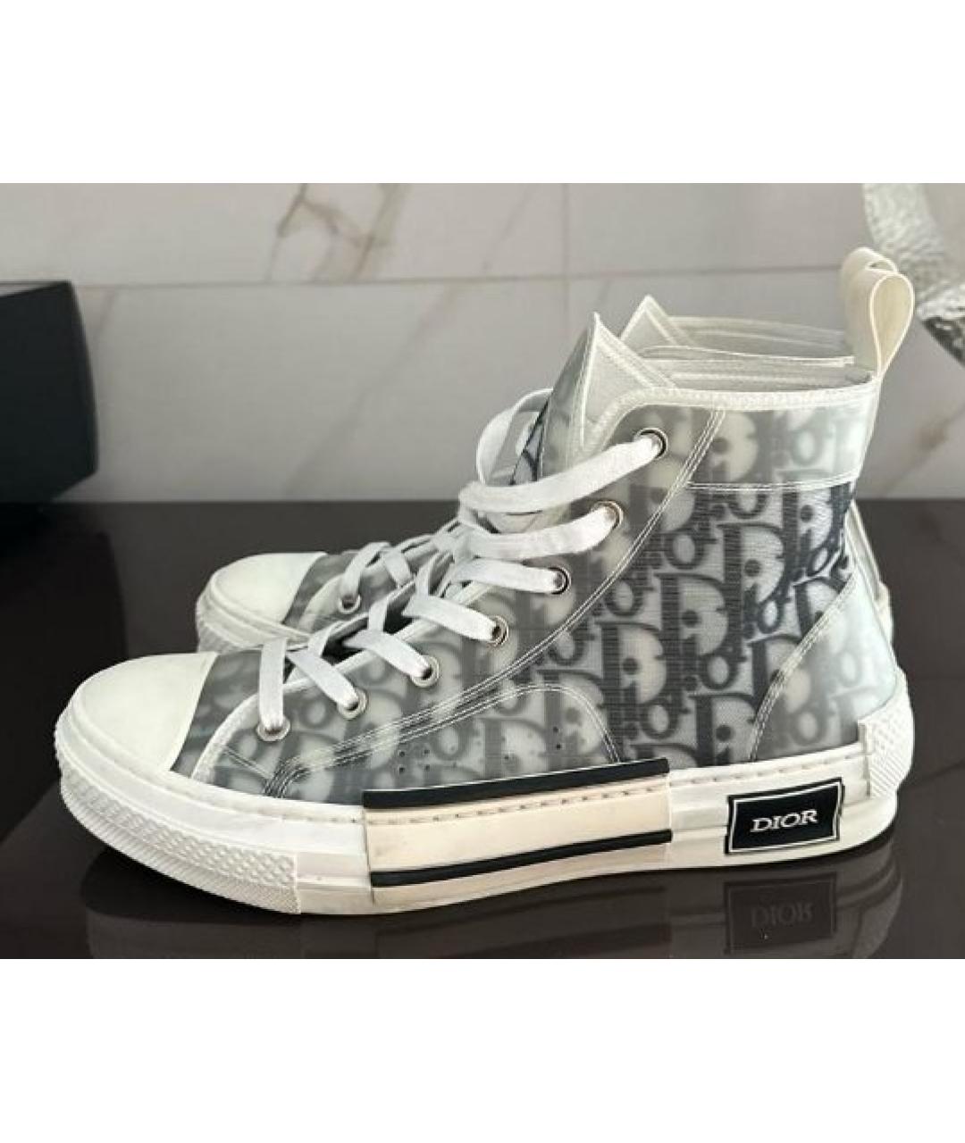 CHRISTIAN DIOR Серые кеды, фото 5