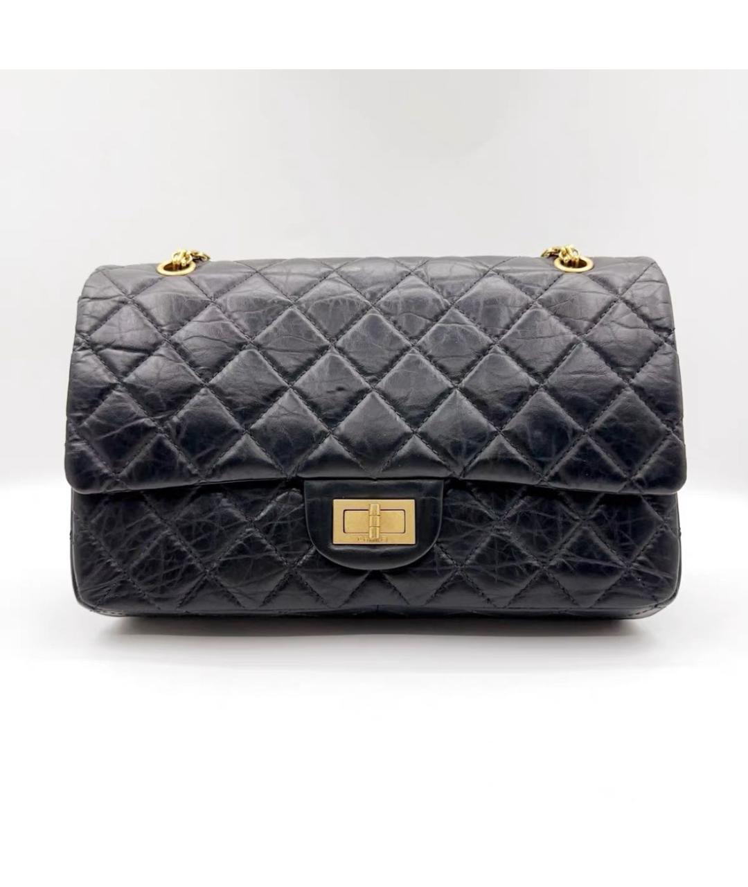 CHANEL Черная кожаная сумка через плечо, фото 7