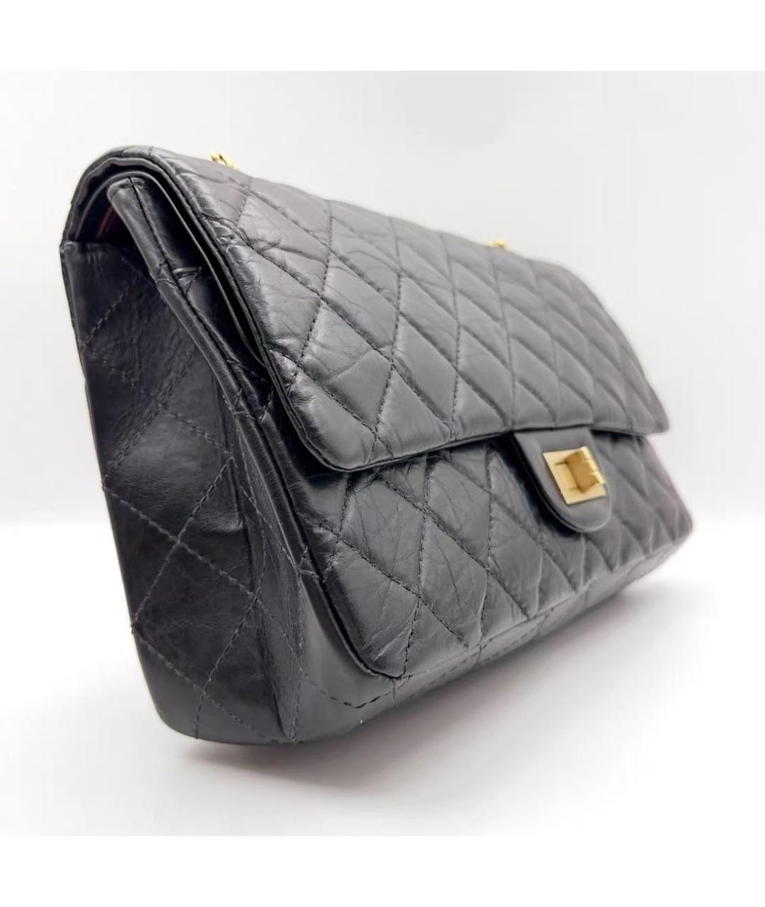 CHANEL Черная кожаная сумка через плечо, фото 5