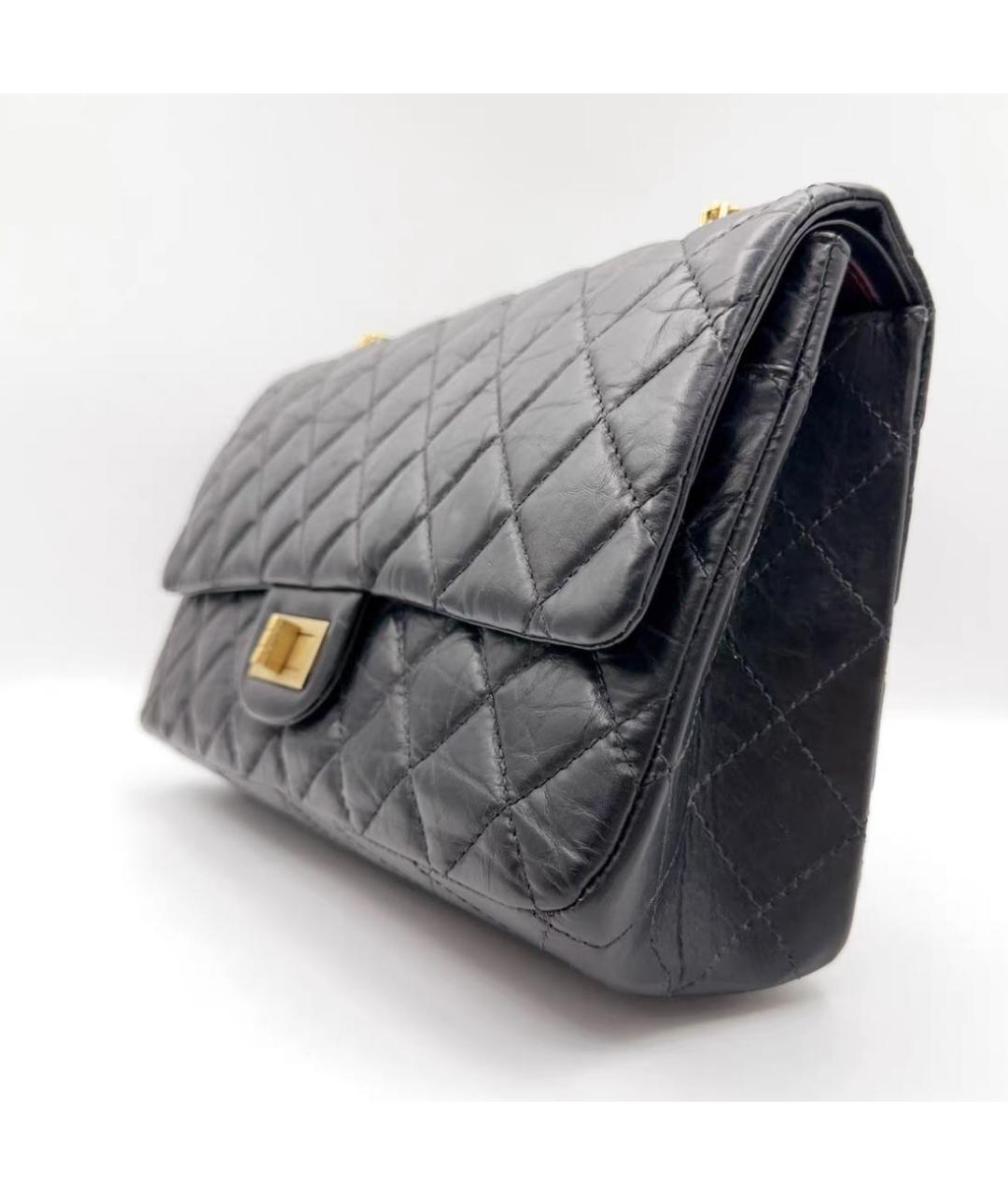 CHANEL Черная кожаная сумка через плечо, фото 6