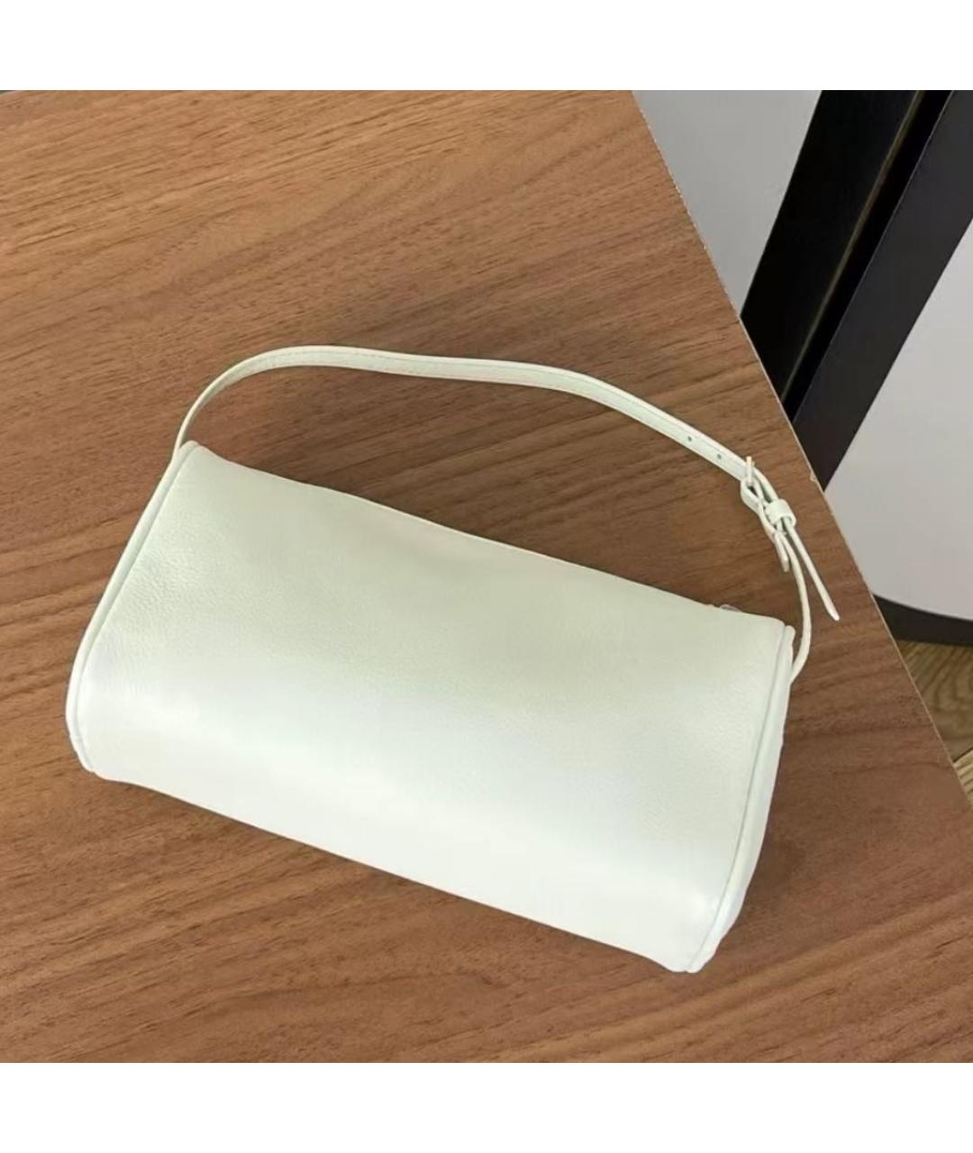 THE ROW Белая кожаная сумка через плечо, фото 8