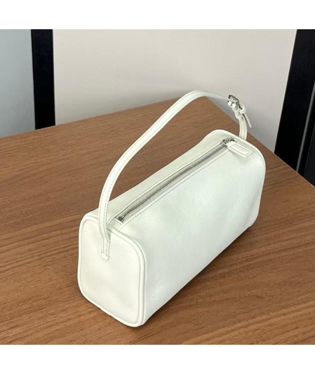 THE ROW Белая кожаная сумка через плечо, фото 7