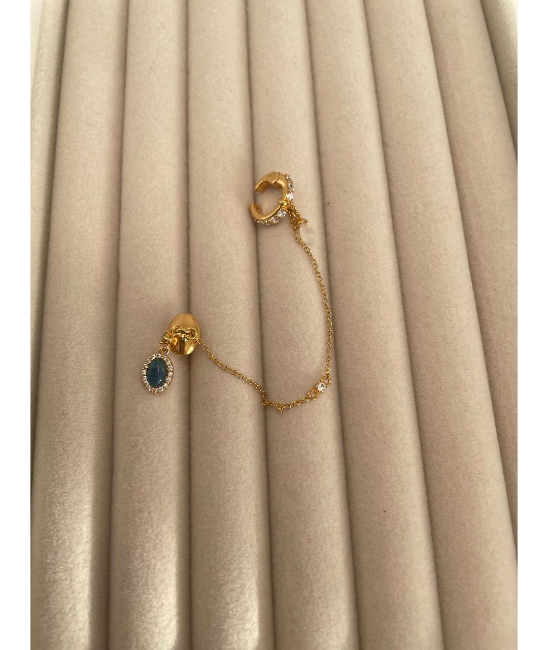 ZIMMERMANN Золотые позолоченные серьги, фото 3