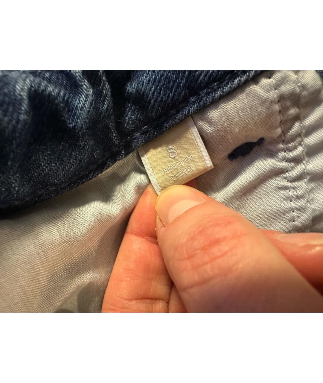 MICHAEL KORS Синие деним капри, фото 4